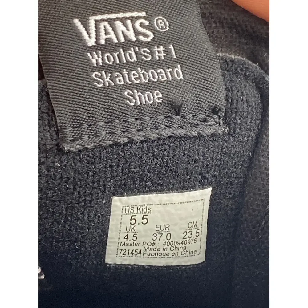 VANS‎ Unisex SK8 Hi Skate Shoes / Kids Sz 5.5